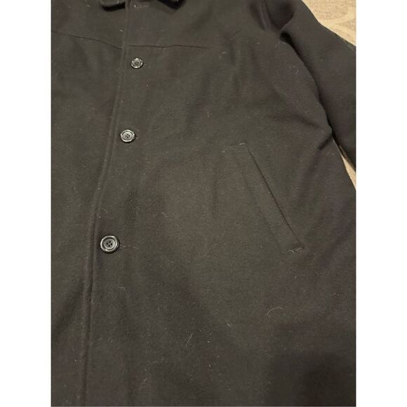 Aberdeen collection black wool pea coat size 2xl men’s outerwear - Picture 2 of 6